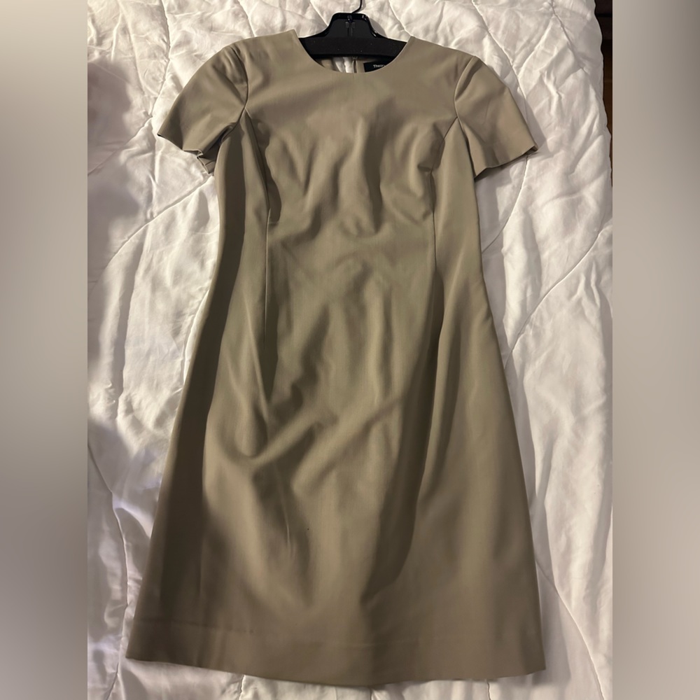 Theory Good Wool Sheath Dress